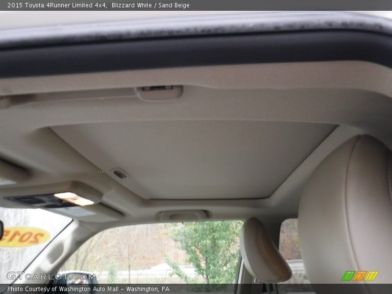 Blizzard White / Sand Beige 2015 Toyota 4Runner Limited 4x4