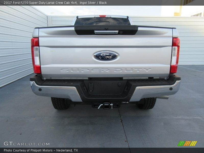Ingot Silver / Black 2017 Ford F250 Super Duty Lariat Crew Cab 4x4