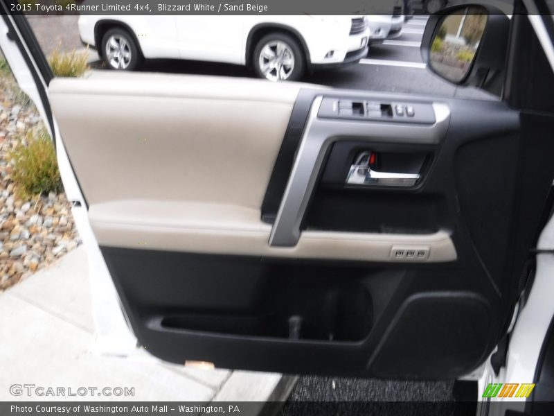 Blizzard White / Sand Beige 2015 Toyota 4Runner Limited 4x4