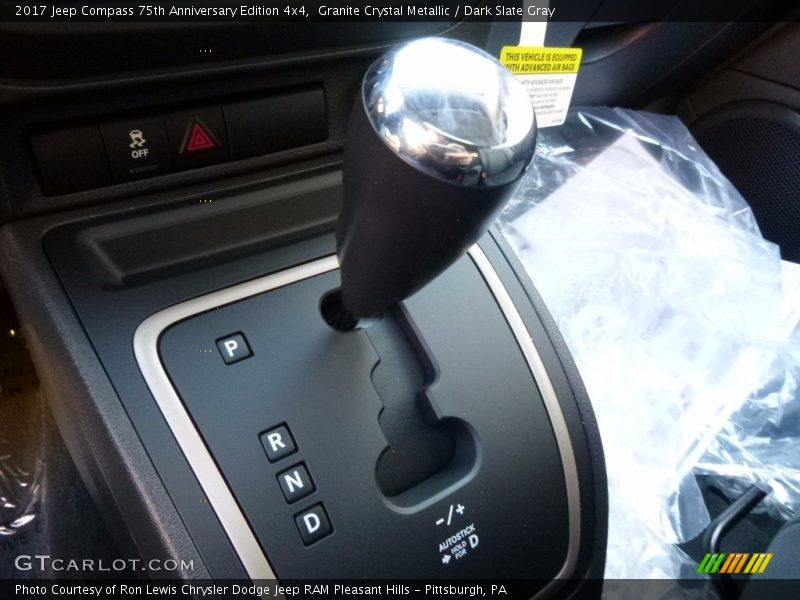  2017 Compass 75th Anniversary Edition 4x4 6 Speed Automatic Shifter