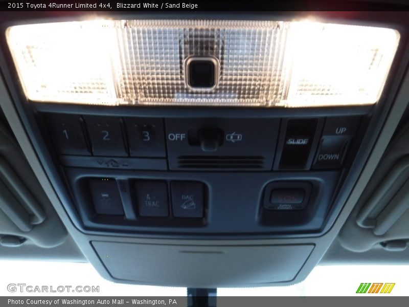 Blizzard White / Sand Beige 2015 Toyota 4Runner Limited 4x4