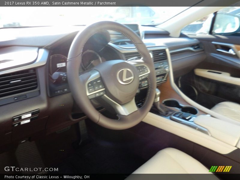 Satin Cashmere Metallic / Parchment 2017 Lexus RX 350 AWD