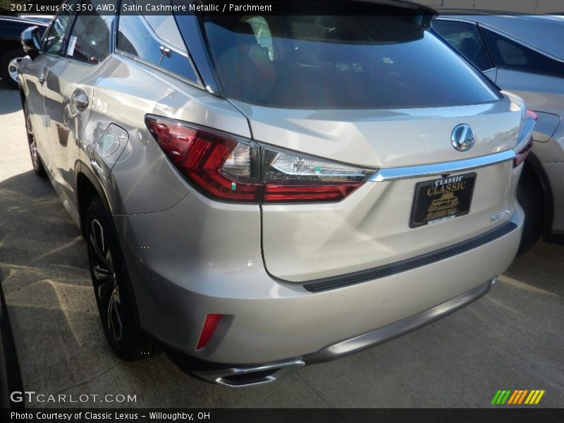 Satin Cashmere Metallic / Parchment 2017 Lexus RX 350 AWD