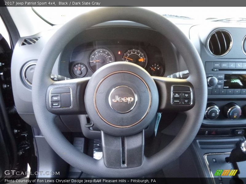 Black / Dark Slate Gray 2017 Jeep Patriot Sport 4x4