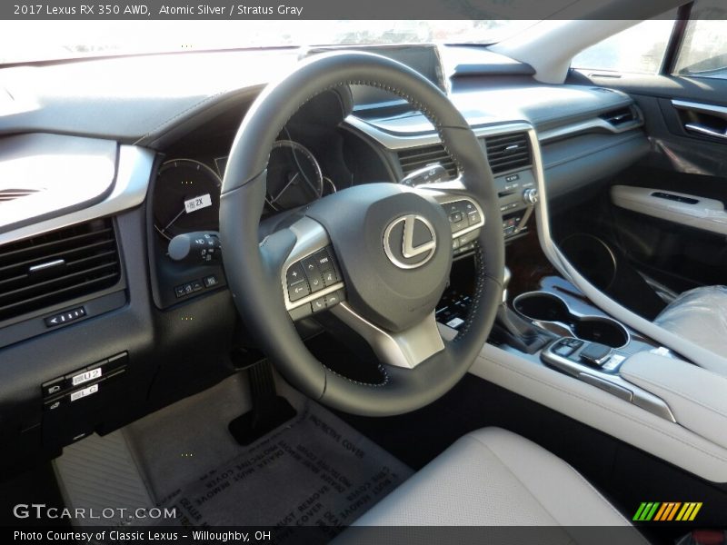 Atomic Silver / Stratus Gray 2017 Lexus RX 350 AWD