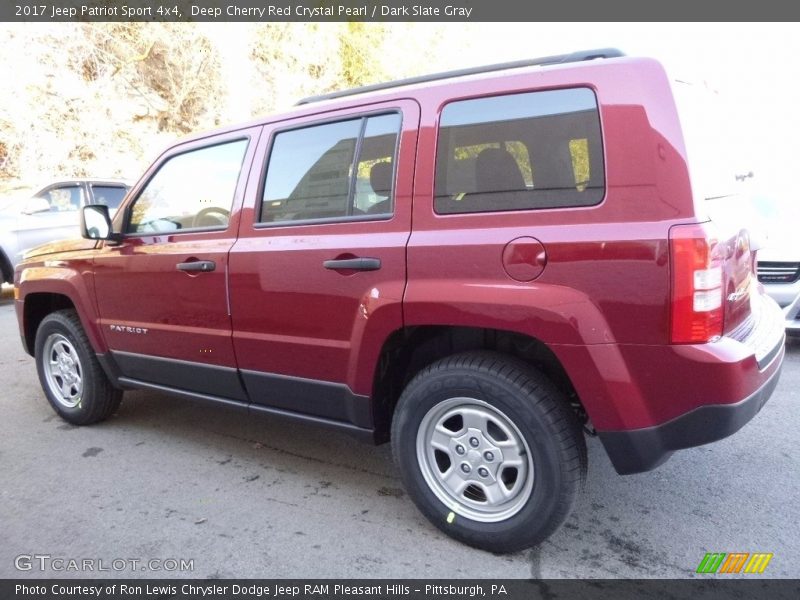 Deep Cherry Red Crystal Pearl / Dark Slate Gray 2017 Jeep Patriot Sport 4x4