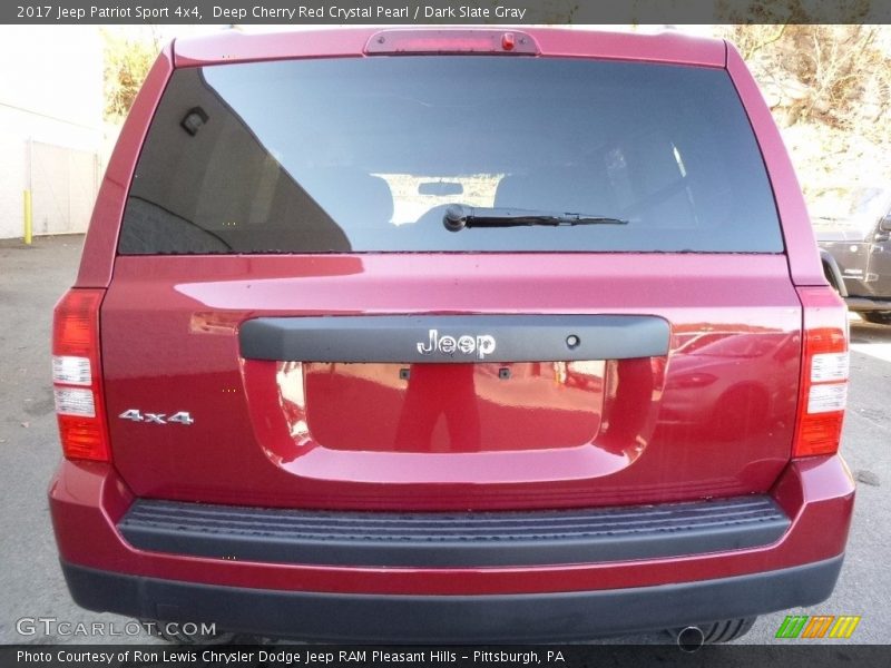Deep Cherry Red Crystal Pearl / Dark Slate Gray 2017 Jeep Patriot Sport 4x4