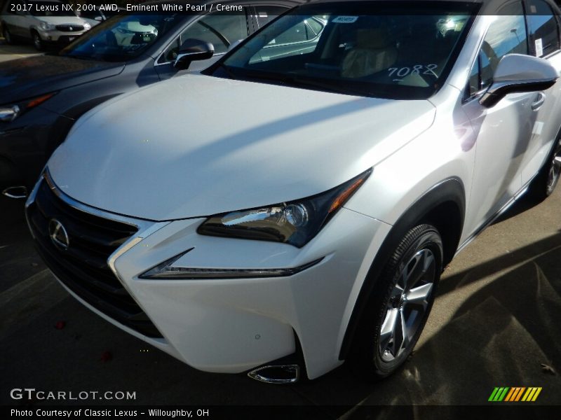 Eminent White Pearl / Creme 2017 Lexus NX 200t AWD