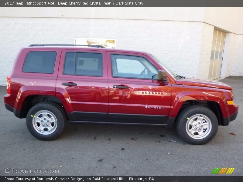 Deep Cherry Red Crystal Pearl / Dark Slate Gray 2017 Jeep Patriot Sport 4x4