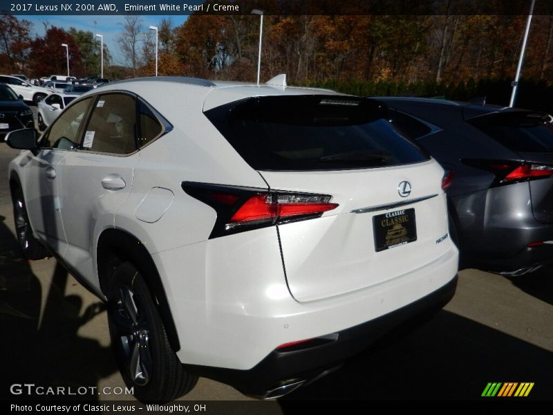 Eminent White Pearl / Creme 2017 Lexus NX 200t AWD