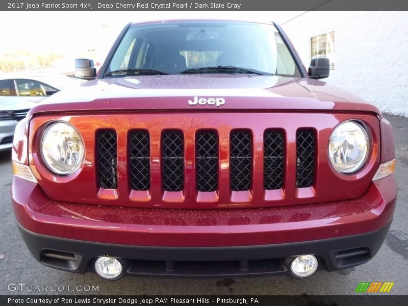 Deep Cherry Red Crystal Pearl / Dark Slate Gray 2017 Jeep Patriot Sport 4x4