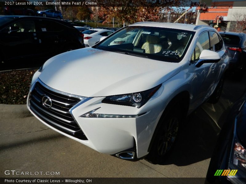 Eminent White Pearl / Creme 2017 Lexus NX 200t