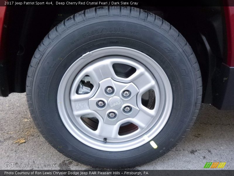 Deep Cherry Red Crystal Pearl / Dark Slate Gray 2017 Jeep Patriot Sport 4x4