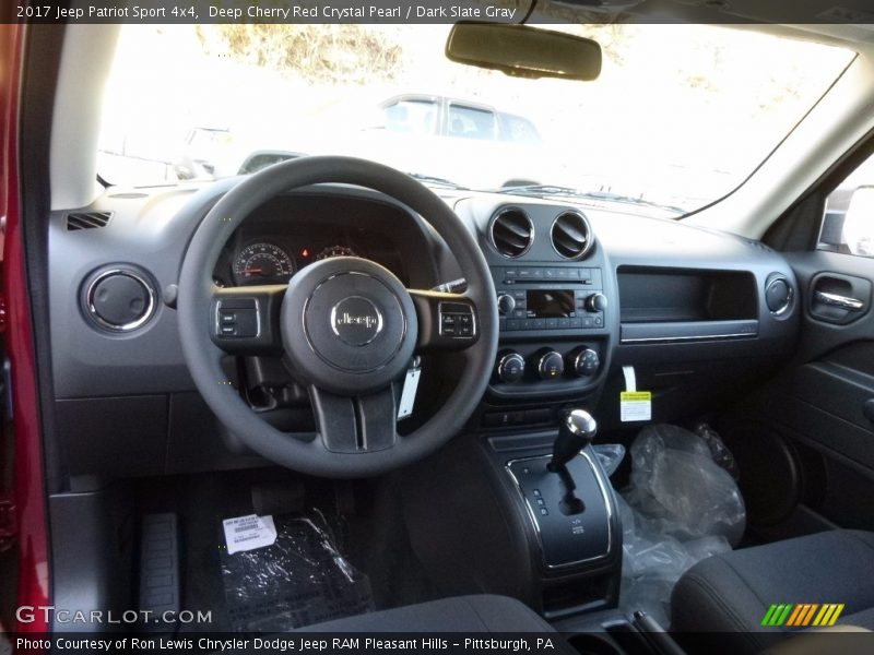Deep Cherry Red Crystal Pearl / Dark Slate Gray 2017 Jeep Patriot Sport 4x4