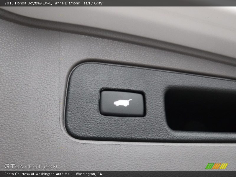 White Diamond Pearl / Gray 2015 Honda Odyssey EX-L