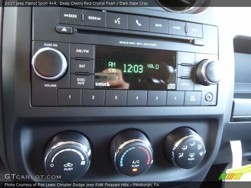 Deep Cherry Red Crystal Pearl / Dark Slate Gray 2017 Jeep Patriot Sport 4x4