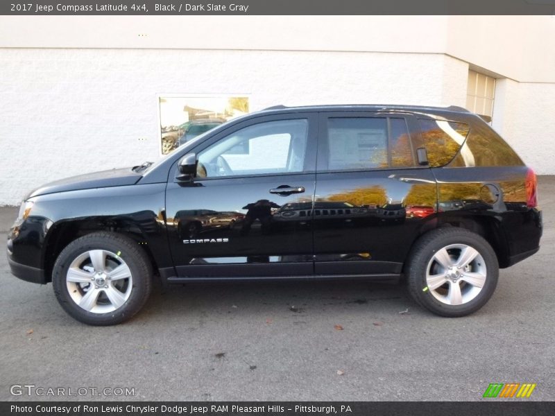 Black / Dark Slate Gray 2017 Jeep Compass Latitude 4x4