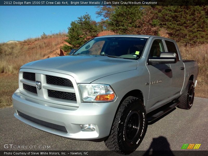 Bright Silver Metallic / Dark Slate Gray/Medium Graystone 2012 Dodge Ram 1500 ST Crew Cab 4x4