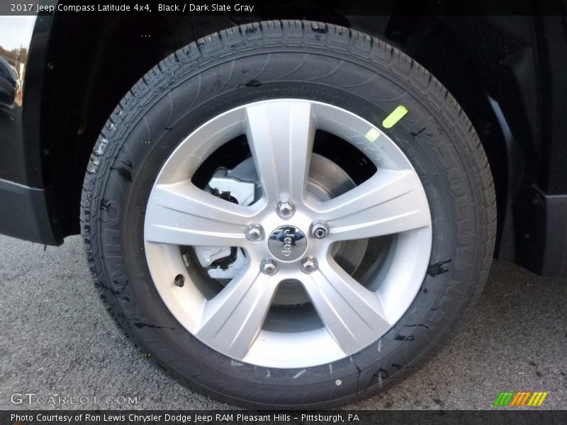 Black / Dark Slate Gray 2017 Jeep Compass Latitude 4x4