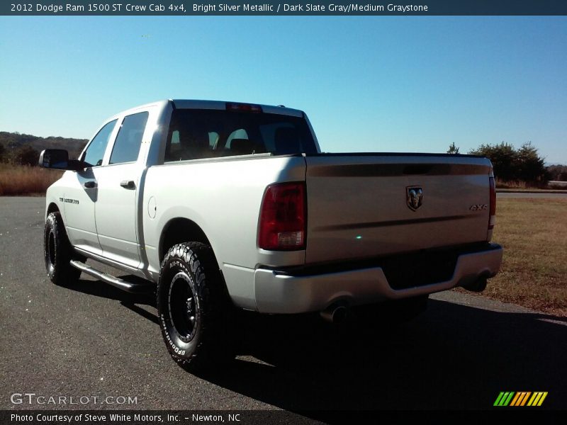 Bright Silver Metallic / Dark Slate Gray/Medium Graystone 2012 Dodge Ram 1500 ST Crew Cab 4x4