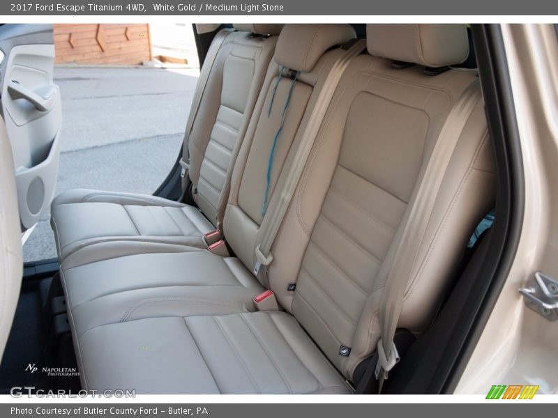 White Gold / Medium Light Stone 2017 Ford Escape Titanium 4WD