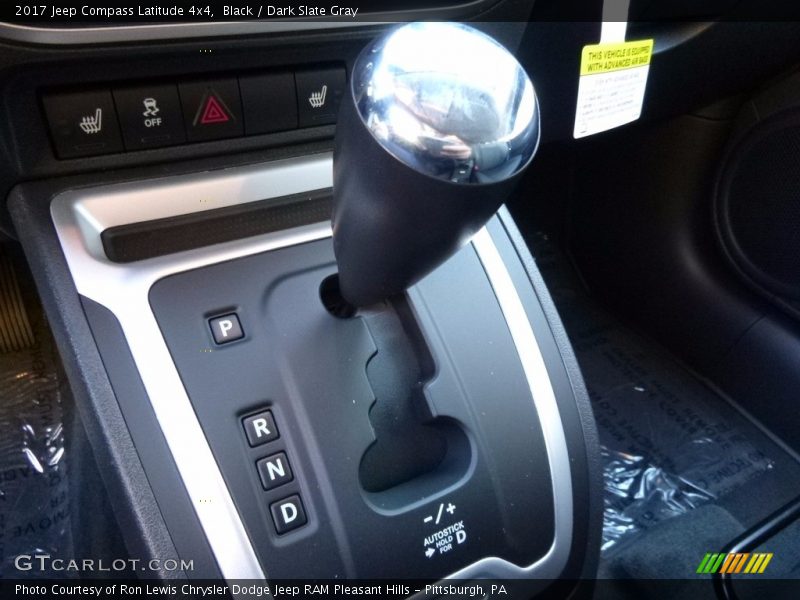 Black / Dark Slate Gray 2017 Jeep Compass Latitude 4x4