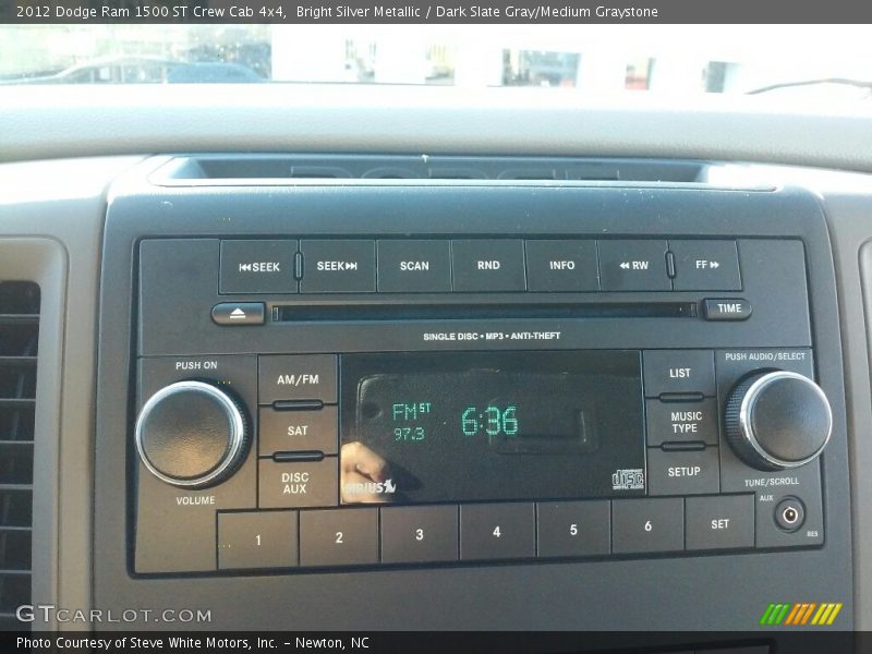 Bright Silver Metallic / Dark Slate Gray/Medium Graystone 2012 Dodge Ram 1500 ST Crew Cab 4x4