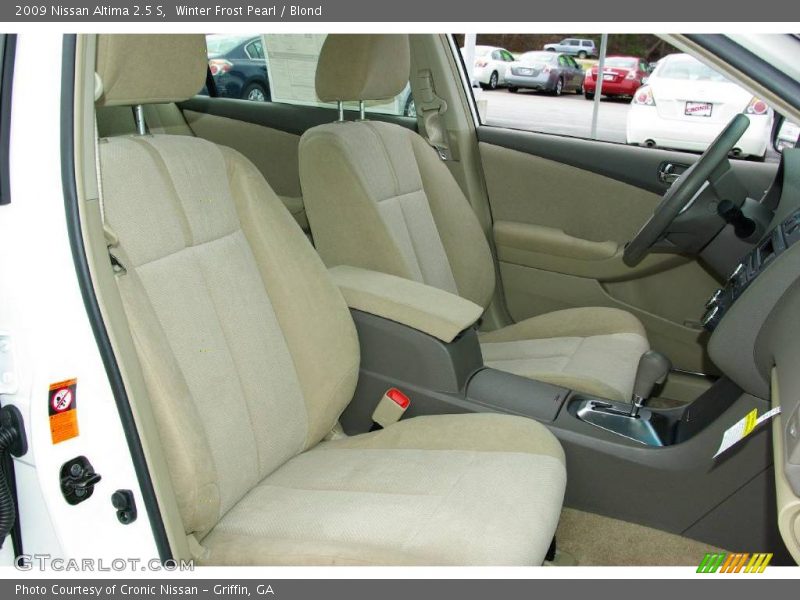 Winter Frost Pearl / Blond 2009 Nissan Altima 2.5 S