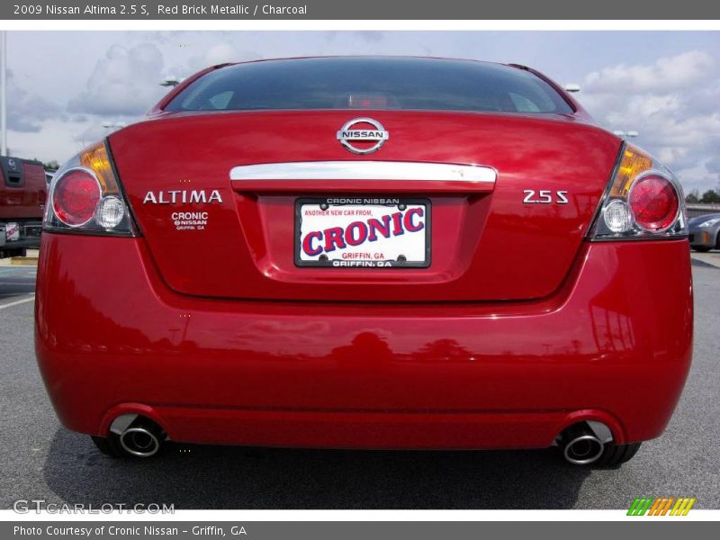 Red Brick Metallic / Charcoal 2009 Nissan Altima 2.5 S