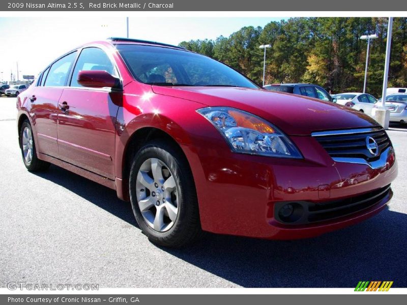 Red Brick Metallic / Charcoal 2009 Nissan Altima 2.5 S