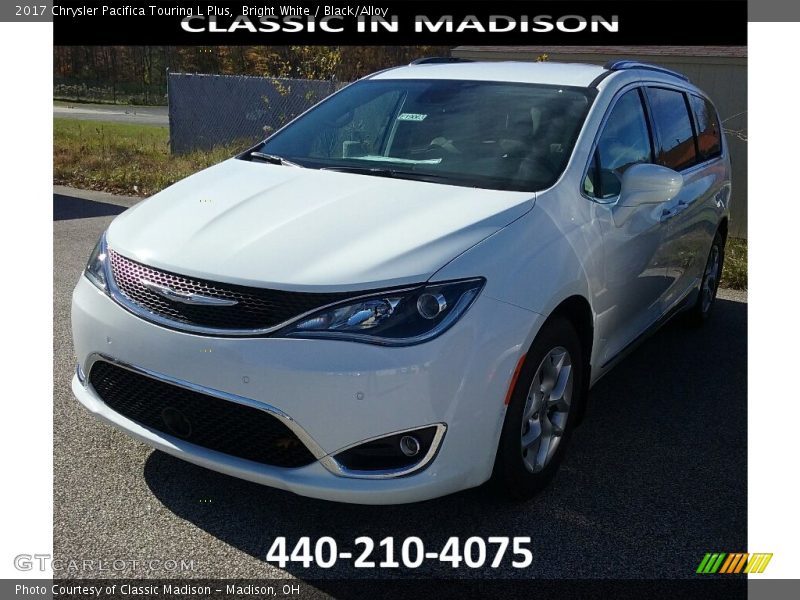 Bright White / Black/Alloy 2017 Chrysler Pacifica Touring L Plus