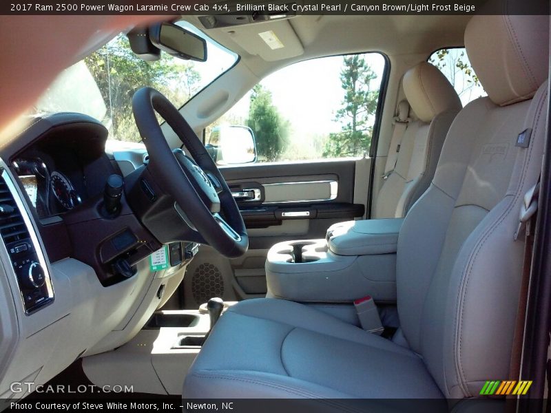  2017 2500 Power Wagon Laramie Crew Cab 4x4 Canyon Brown/Light Frost Beige Interior