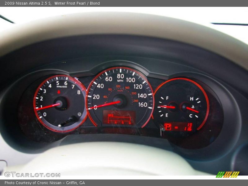 Winter Frost Pearl / Blond 2009 Nissan Altima 2.5 S