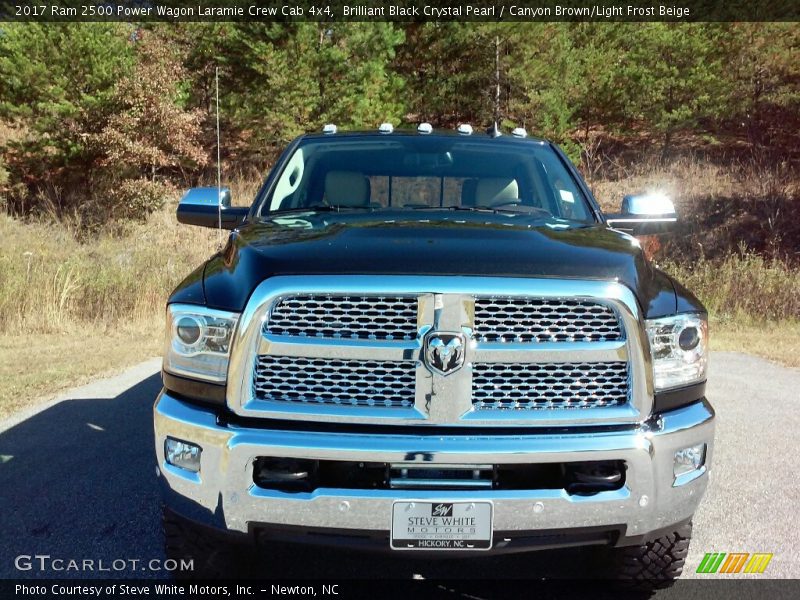 Brilliant Black Crystal Pearl / Canyon Brown/Light Frost Beige 2017 Ram 2500 Power Wagon Laramie Crew Cab 4x4
