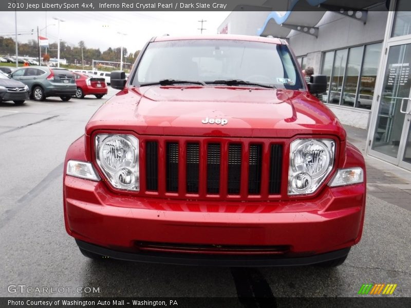 Inferno Red Crystal Pearl / Dark Slate Gray 2010 Jeep Liberty Sport 4x4