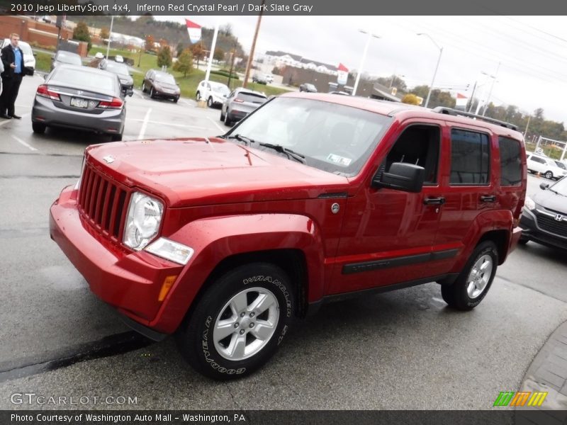 Inferno Red Crystal Pearl / Dark Slate Gray 2010 Jeep Liberty Sport 4x4