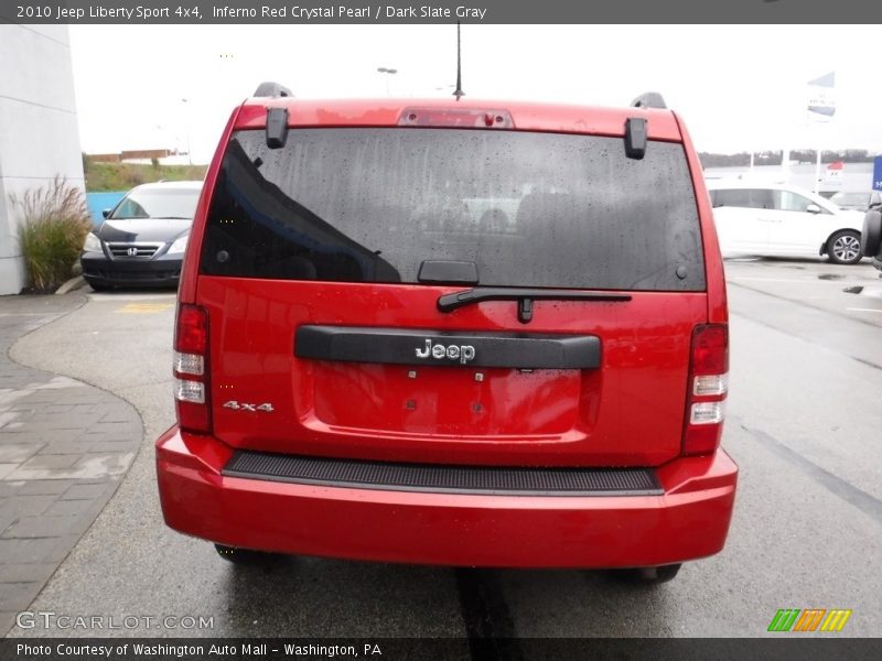 Inferno Red Crystal Pearl / Dark Slate Gray 2010 Jeep Liberty Sport 4x4