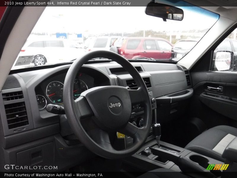 Inferno Red Crystal Pearl / Dark Slate Gray 2010 Jeep Liberty Sport 4x4