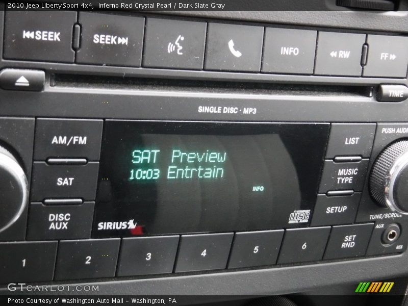 Inferno Red Crystal Pearl / Dark Slate Gray 2010 Jeep Liberty Sport 4x4