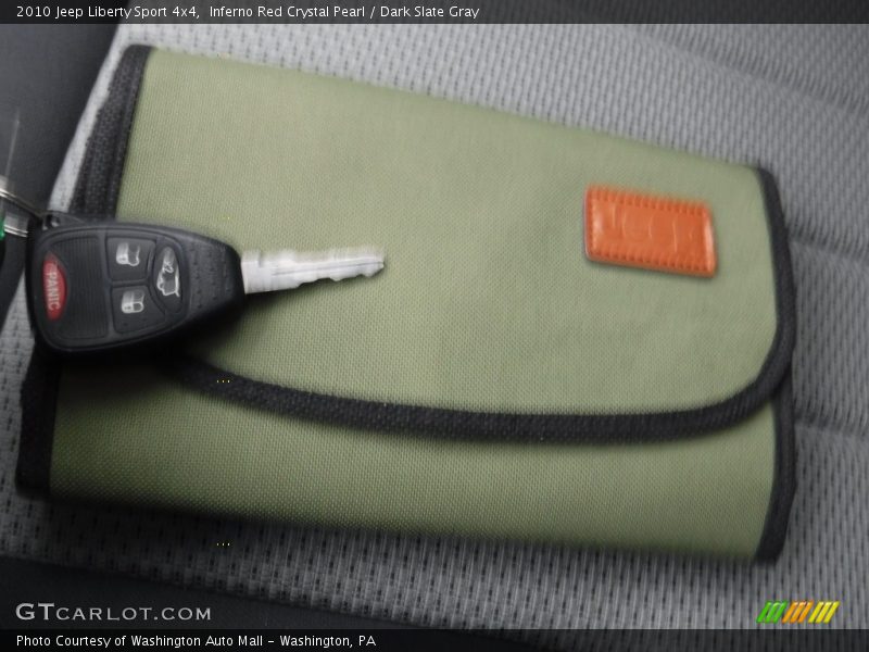 Inferno Red Crystal Pearl / Dark Slate Gray 2010 Jeep Liberty Sport 4x4