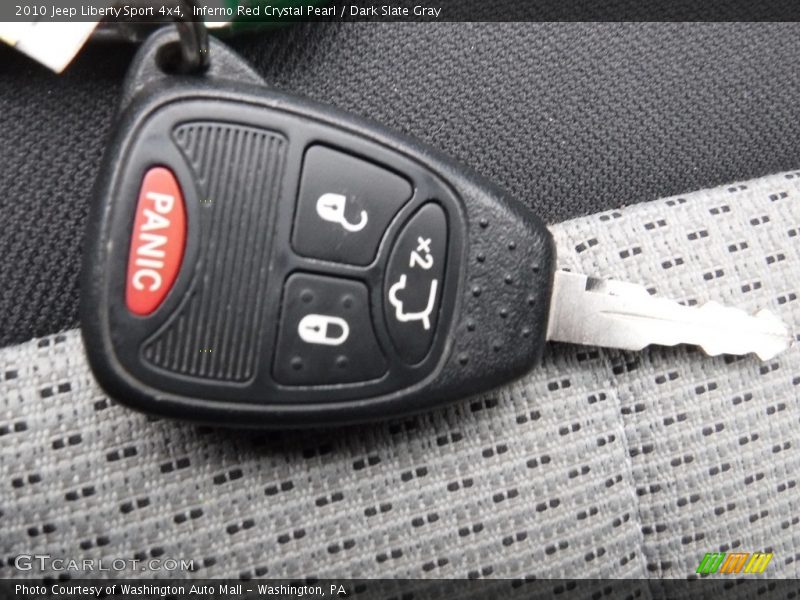 Inferno Red Crystal Pearl / Dark Slate Gray 2010 Jeep Liberty Sport 4x4