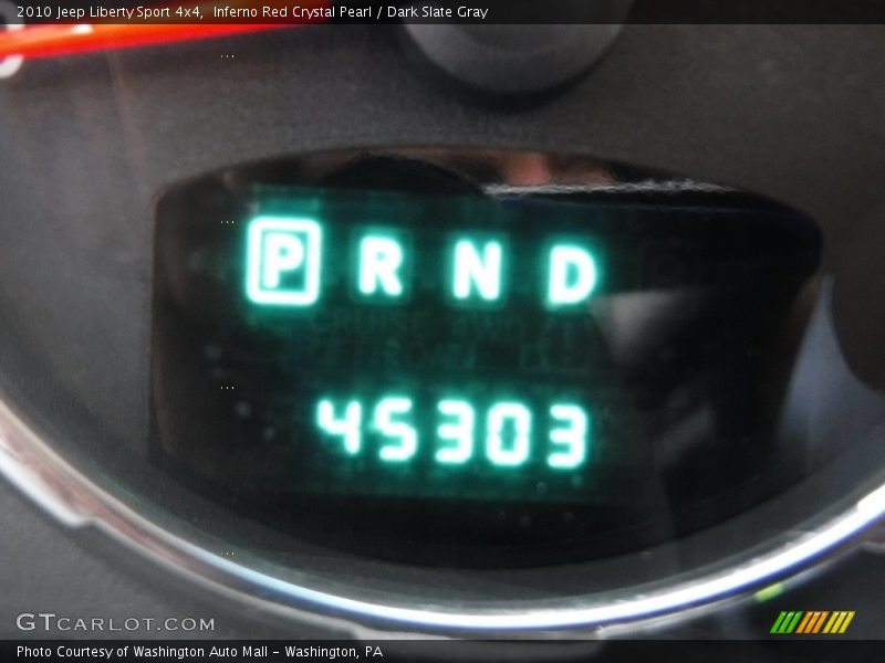 Inferno Red Crystal Pearl / Dark Slate Gray 2010 Jeep Liberty Sport 4x4