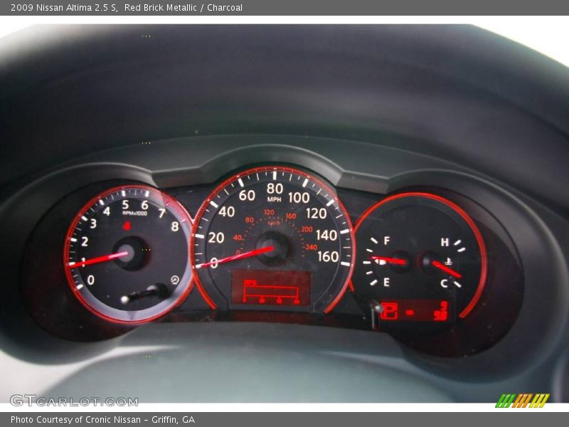 Red Brick Metallic / Charcoal 2009 Nissan Altima 2.5 S