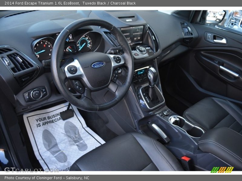 Tuxedo Black / Charcoal Black 2014 Ford Escape Titanium 1.6L EcoBoost