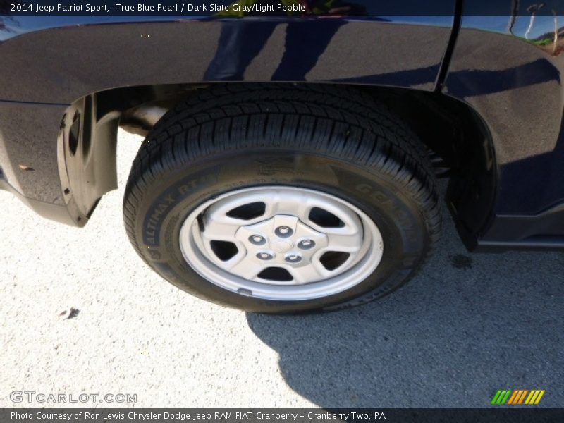 True Blue Pearl / Dark Slate Gray/Light Pebble 2014 Jeep Patriot Sport
