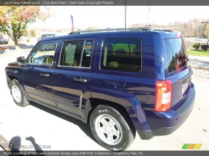 True Blue Pearl / Dark Slate Gray/Light Pebble 2014 Jeep Patriot Sport