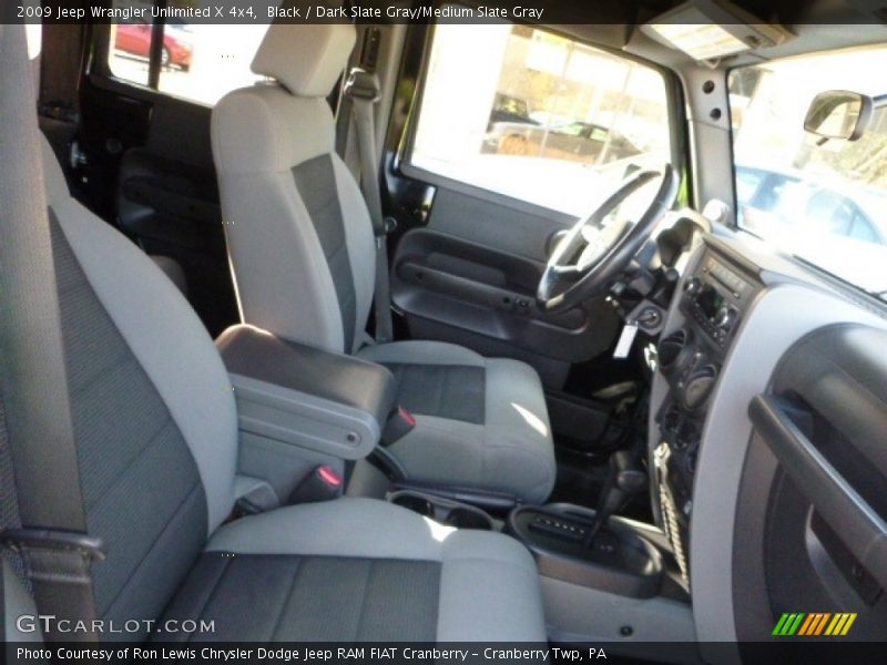 Black / Dark Slate Gray/Medium Slate Gray 2009 Jeep Wrangler Unlimited X 4x4