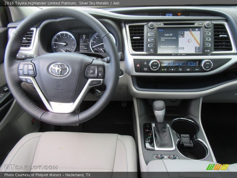 Silver Sky Metallic / Ash 2016 Toyota Highlander Limited Platinum