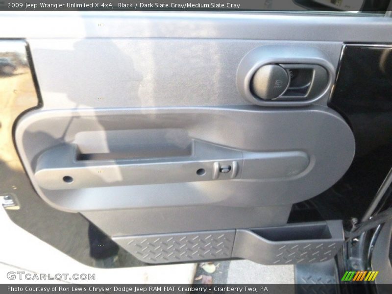 Black / Dark Slate Gray/Medium Slate Gray 2009 Jeep Wrangler Unlimited X 4x4