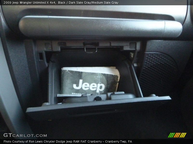 Black / Dark Slate Gray/Medium Slate Gray 2009 Jeep Wrangler Unlimited X 4x4